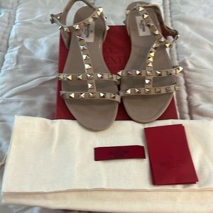 Valentino rockstud jelly sandals